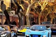 上海街头风云：靓号车牌炸街，速度与激情的碰撞