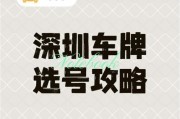 深圳车牌自选靓号，车牌个性定制新潮流