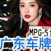 广州车牌新宠：靓号4连车牌，车牌界的明星诞生