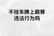 无牌上路，交通法规何在？无车牌驾驶乱象！