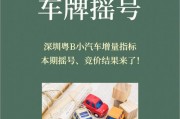 深圳摇号车牌价格飙升：一牌难求，万元起跳！