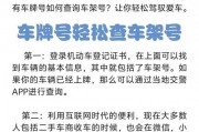 合肥车主福音：教你轻松获取靓号车牌！
