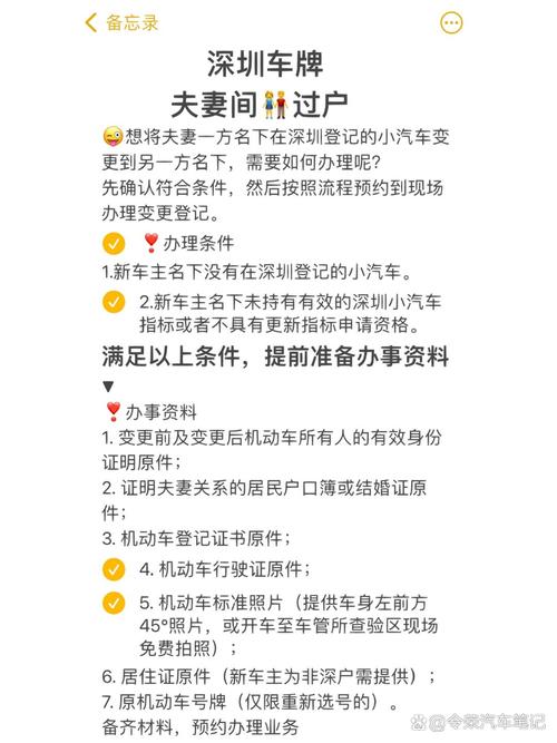 深圳车牌过户攻略:轻松办理,一招搞定!