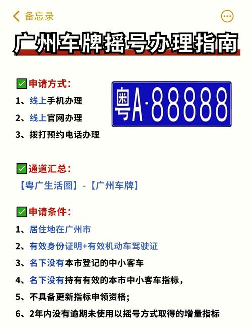 广州车牌粤A新规出台,抢号大战一触即发
