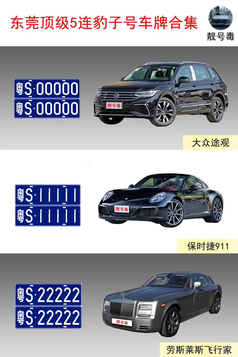东莞车牌靓号:价格飙升,热门靓号竟达百万!
