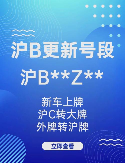 沪牌靓号选号神器,轻松解锁您的专属车牌!