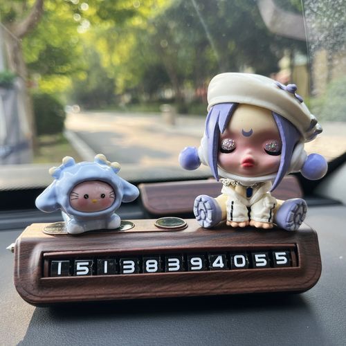 泡泡玛特停车牌SP,潮流设计引领停车牌新风尚!
