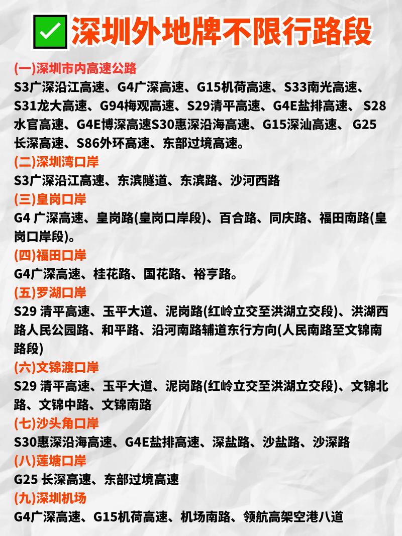 深圳外地车牌限行升级,车主们注意了!