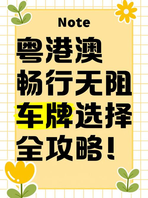粤澳两地车牌办理攻略:轻松跨越两地,畅行无阻!