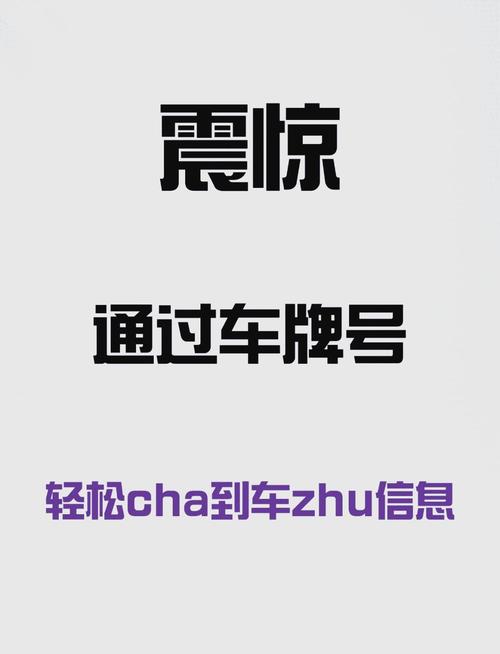 一招轻松查车牌车主电话,隐私信息不再神秘!