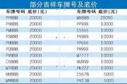东丰车牌靓号：价格背后的故事