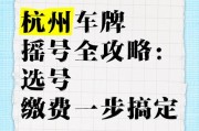 杭州车牌转让攻略：轻松完成手续，告别摇号烦恼！
