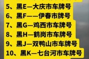 冰城风采，黑龙江车牌号彰显地域魅力！