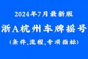 杭州摇车牌：价格揭晓，车主们准备好了吗？