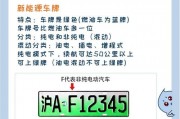 新能源汽车新宠：油电混合动力汽车车牌引领环保出行潮流