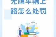 无牌上路？严惩不贷，无车牌上路处罚新规！