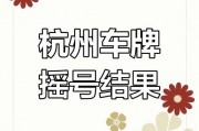 杭州车牌靓号连号来袭，抢购热潮一触即发！”