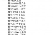 河南车牌号价格：热门车牌竟值多少钱？