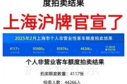 上海车牌限牌政策升级，上牌门槛再提高