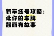 成都车牌号选号技巧：靓号背后的秘密