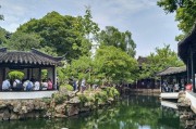 苏州车牌引领潮流，畅游拙政园，体验江南园林之美