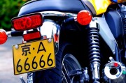 京A车牌新宠：潮流京A摩托车牌，尽显都市风采！
