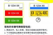 车牌颜色解码：不同颜色背后的寓意与象征