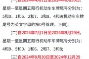 6月1日起限行新规：车牌尾号限行，哪些号码车主需特别注意？