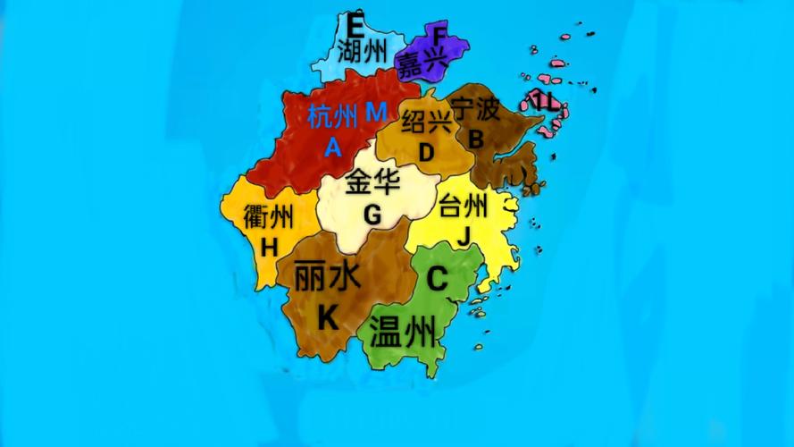 浙江车牌号地图:一图览尽浙江各地风情