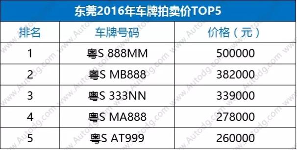 东莞最新车牌号码抢眼出炉,热门车牌段引热议