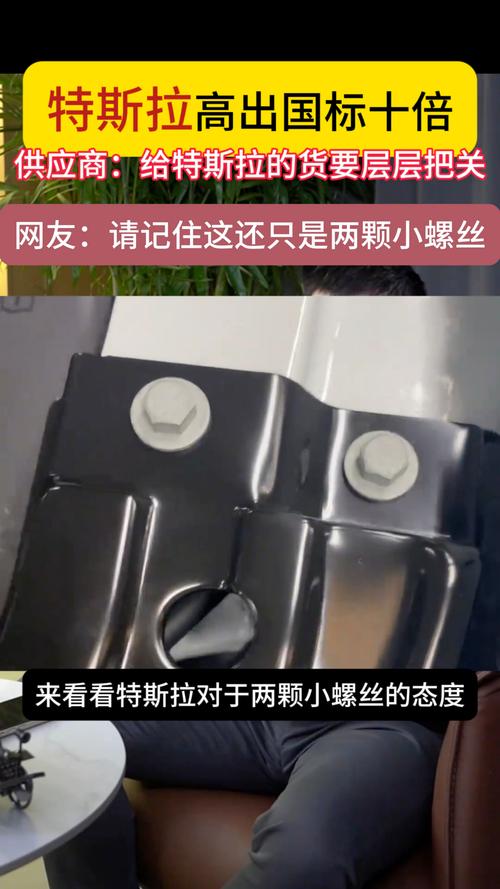 特斯拉前车牌螺丝松动引发热议:短螺丝引发安全担忧!