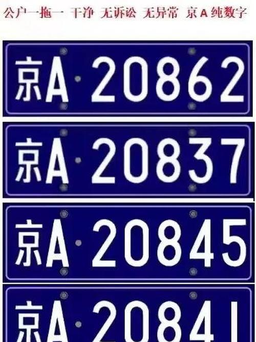 北京车牌靓号限时抢购,稀缺资源不容错过!”