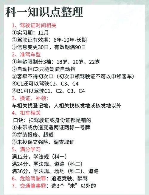 驾照科目一必考热点知识,轻松过关技巧大!