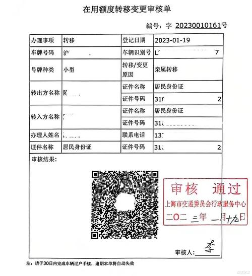 直系亲属车牌过户新规出台,轻松实现车辆传承!