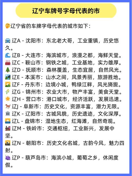 辽P车牌号：带你走进辽宁的繁华都市！