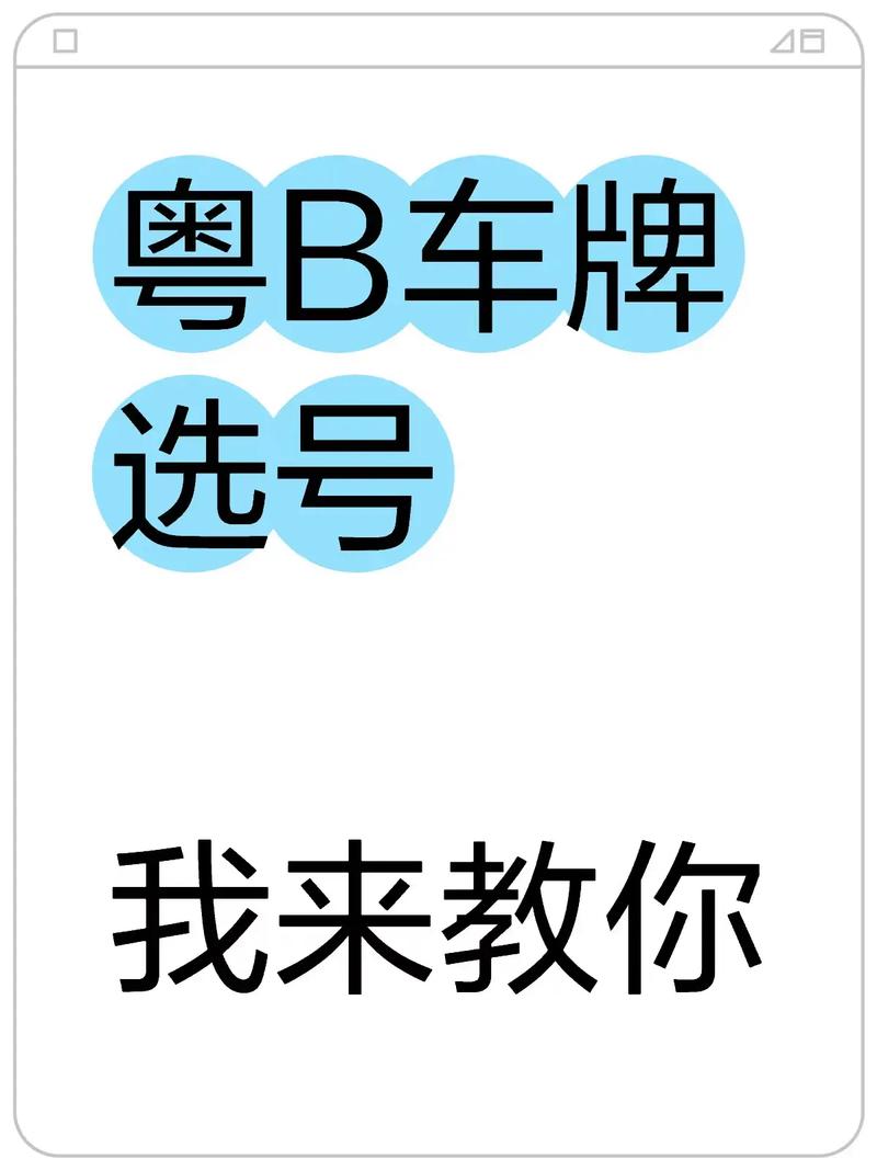粤B车牌选号:50选1,热门车牌号抢手程度!