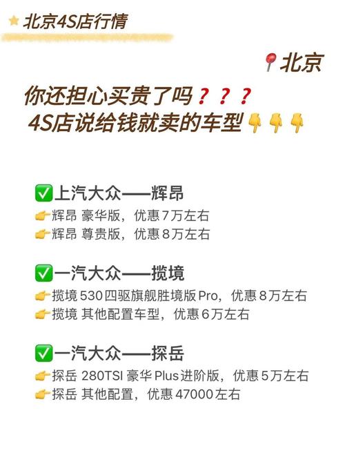 北京4S店惊爆优惠:购车即送车牌,车牌自由行!