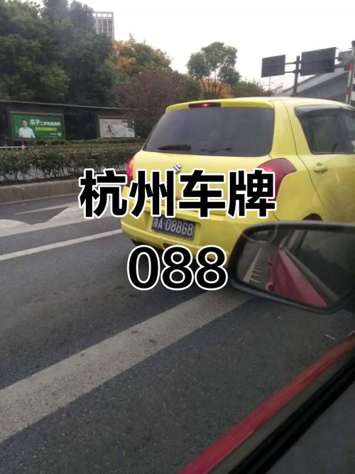 杭州车牌靓号池惊现88888”珍品,车主们争相追捧!