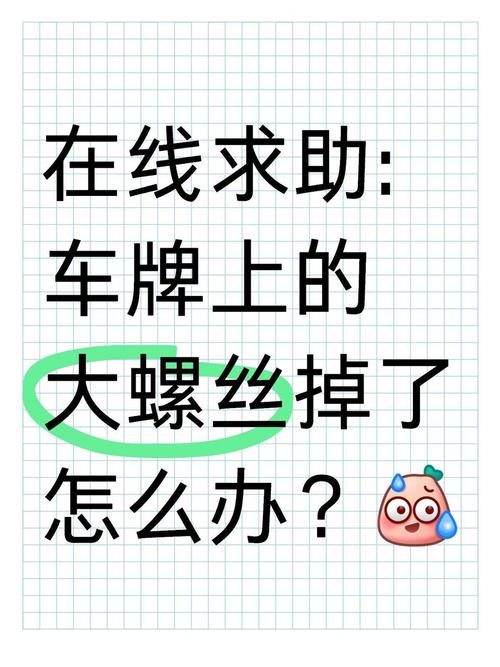 新车车牌螺丝短缺引发关注:购车安全隐患不容忽视!