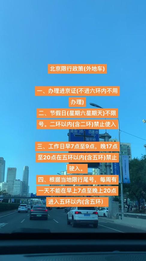 北京外地车牌节假日限行?最新政策解读来袭!